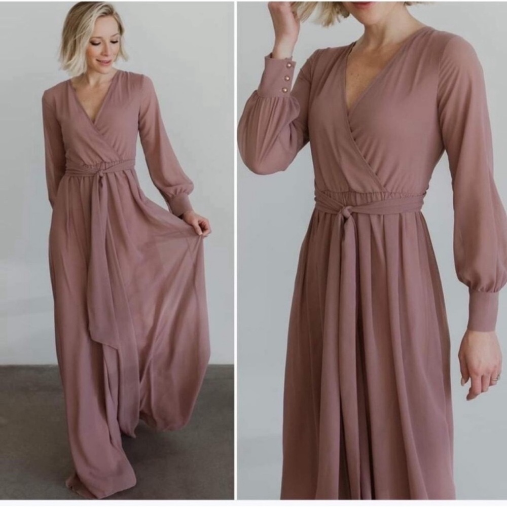 Baltic Born Lydia Mauve Maxi Dress Size XS Romantic Piratecore